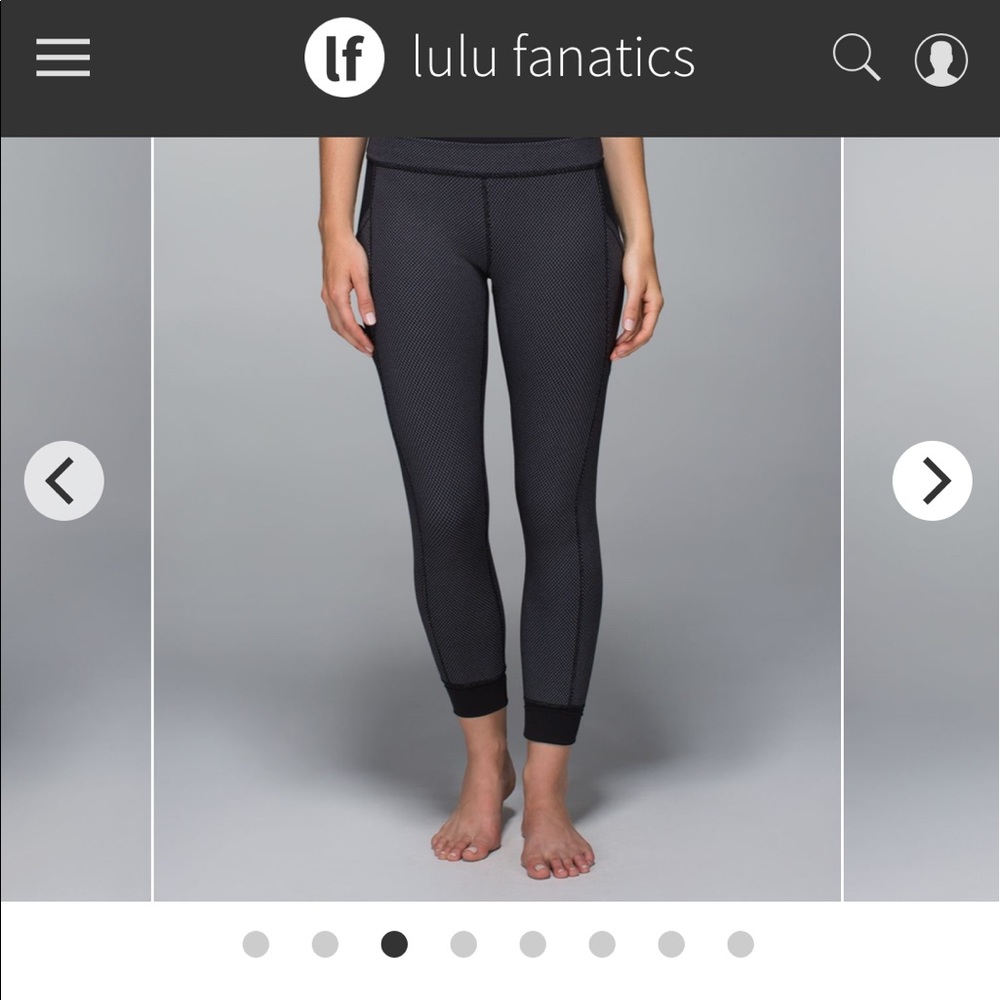 VGUC Lululemon En Route Crop
